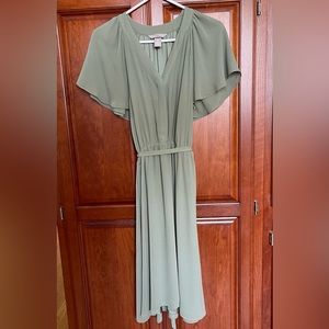 H&M size small sage green dress